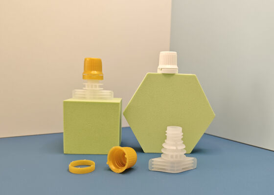 PE Stand-Up Spout Cap | High-Precision Injection Molding | Anti-Clogging Nozzle For Thick Liquids | Customizable Caliber For Flexible Packaging