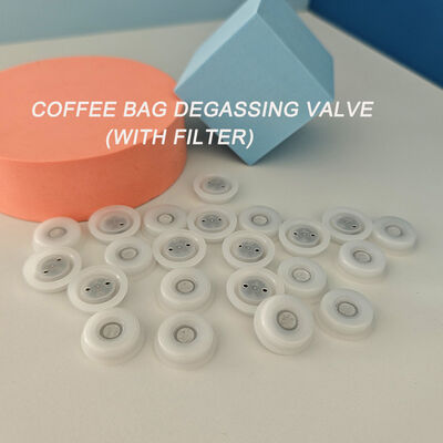 Composite Pouch Breather Valve | PE Flexible Packaging Vent Valve | HDPE One-Way Air Valve for Coffee Bags