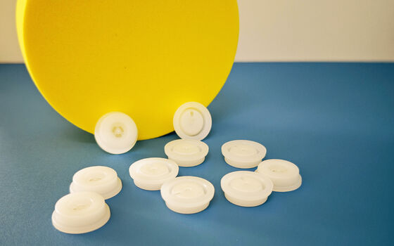 PE Coffee Degassing Valve Food Grade Coffee Bag Valves HDPE Compatible