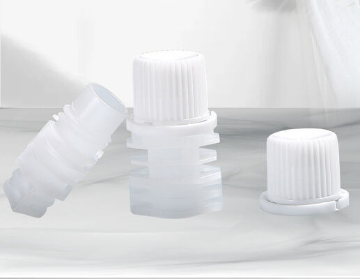 Food Grade 8.6mm Plastic Spout Cap BPA Free Spout Lid Non Toxic Eco Friendly High Density Odorless