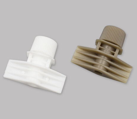Food Grade Twist Spout Cap Integrated Spout Caps Tamper Proof With Tamper Evident Ring