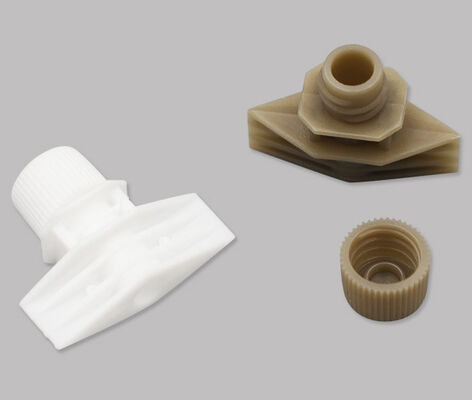 Food Grade Twist Spout Cap Integrated Spout Caps Tamper Proof With Tamper Evident Ring