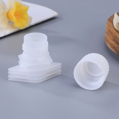 PE Food Pouch Spout Screw Pouch Spout Cap 16mm For Fruit Juice Pouch Packaging