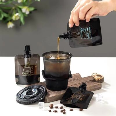 Spout Pouch With Cap – Aluminum Foil Laminated Stand-Up Pouch For Beverage Packaging Bag