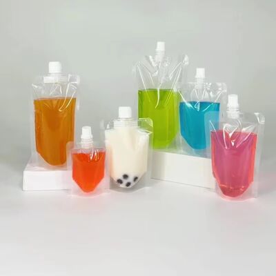 Spout Pouch With Cap – Aluminum Foil Laminated Stand-Up Pouch For Beverage Packaging Bag