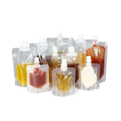 Spout Pouch With Cap – Aluminum Foil Laminated Stand-Up Pouch For Beverage Packaging Bag