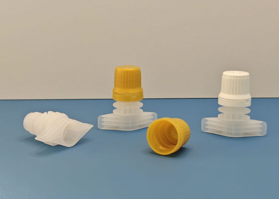 PE Stand-Up Spout Cap | High-Precision Injection Molding | Anti-Clogging Nozzle For Thick Liquids | Customizable Caliber For Flexible Packaging