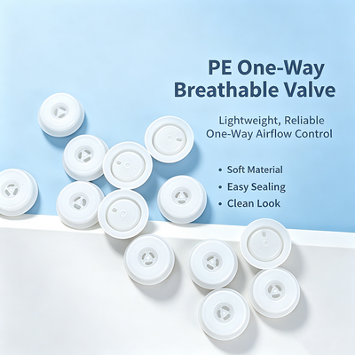 Non-Filter One-Way Exhaust Valve for Coffee Bags | Food-Grade Degassing Valve for Stand Up Pouches