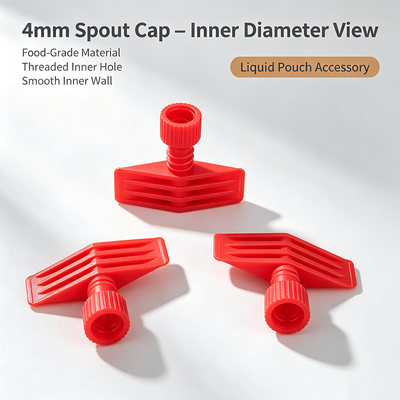 4.5mm Plastic Spout Twist Off Cap Manufacturer | Leak Proof Tamper Evident Spout Cap For Pouch Packaging | Food-Grade PE/PP Small Mouth Filling Spout | OEM & Wholesale
