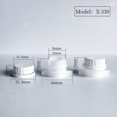 33mm Oil Dispensing Spout | Large Diameter PE Pressure Resistant Thick Spout Cap For Plastic Bag
